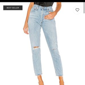 AGOLDE Jamie High Rise Classic in Shaked